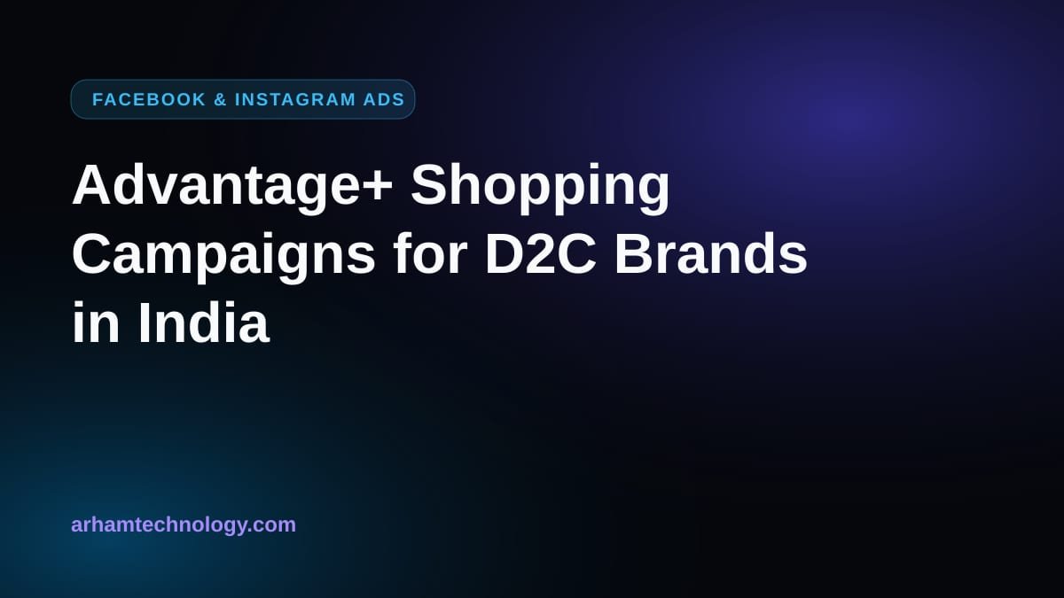 Illustration of automated product ads flowing from a catalog, representing Advantage+ shopping campaigns for D2C brands