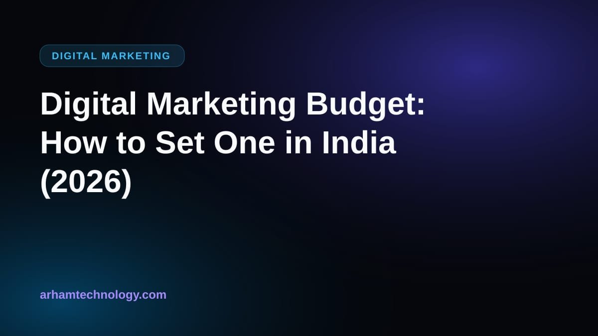 Illustration of a budget split chart representing how to set a digital marketing budget