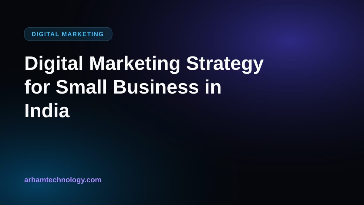 Simple funnel diagram illustrating a digital marketing strategy for small business