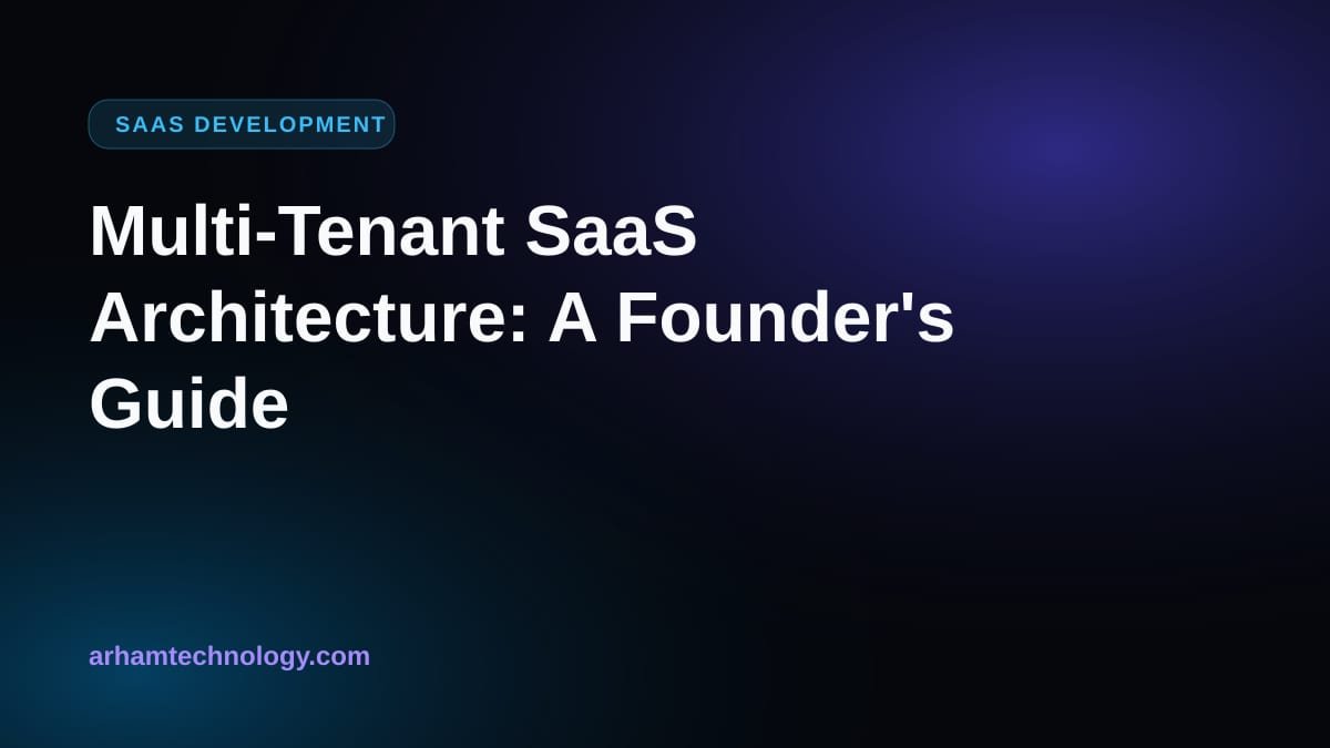 Diagram-style illustration of multi-tenant SaaS architecture with isolated customer workspaces on shared cloud infrastructure