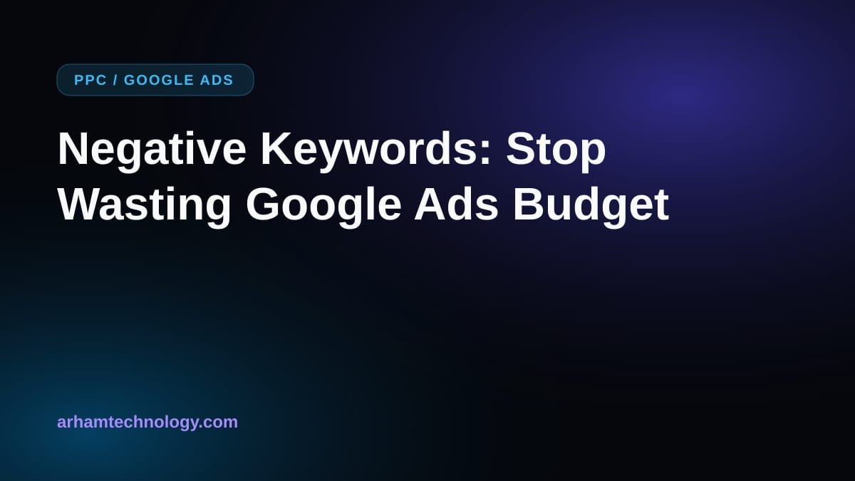 Illustration of a filter blocking irrelevant search queries, representing negative keywords in Google Ads