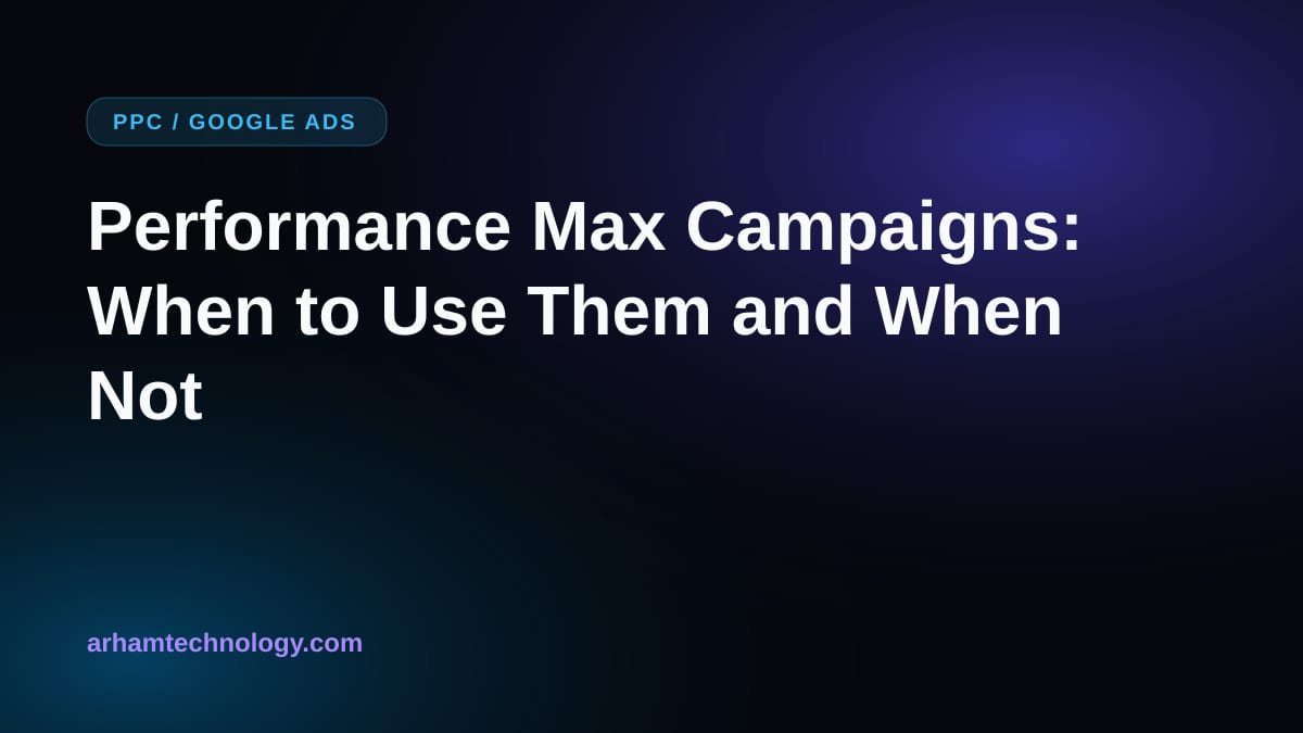 Illustration of one campaign branching into several Google channels representing Performance Max campaigns