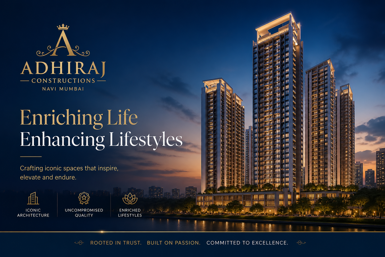 Adhiraj Constructions project banner