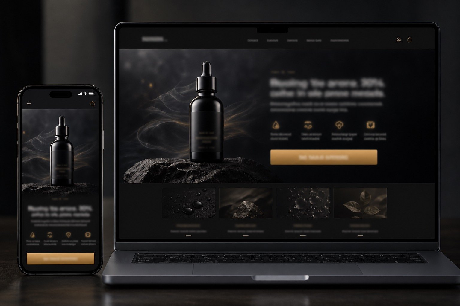 Landing page development